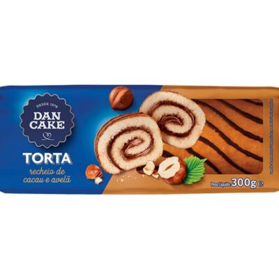 Dan Cake Torta com Recheio de Chocolate e Avela 300 Gr