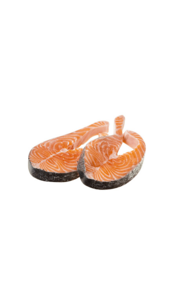 Salmao Posta / Zalmmoot Bevroren Verpakt Per Stuk +/- 200 Gr