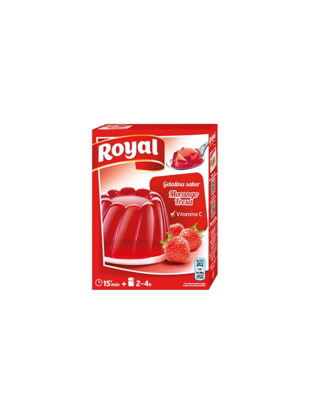 Royal Gelatina Morango 114 Gr