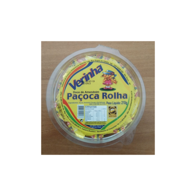 Rolha Verinha Paçoca Amendoim 210 Gr