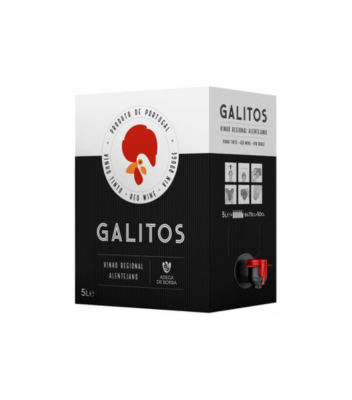 Galitos Rode wijn Bag in Box de wijn 5 Ltr. tapkraan Alentejo