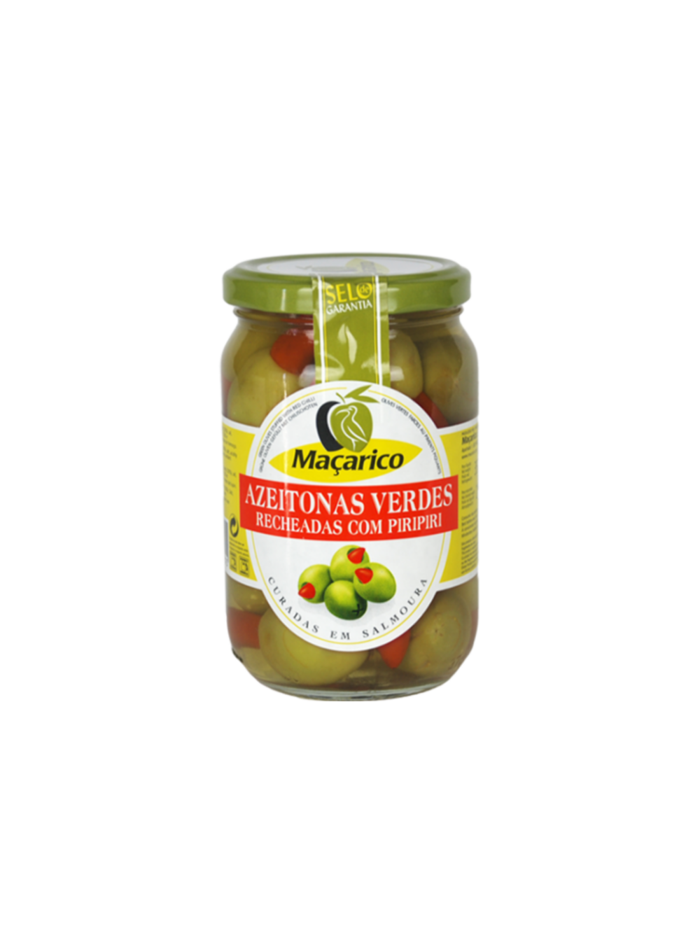 Maçarico Azeitonas Verdes Recheadas c/ Piri Piri 200 Gr