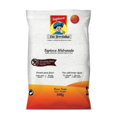 Terrinha Tapioca Pronta Hidratada 500 Gr