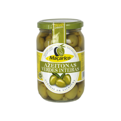 Maçarico Azeitonas Verde Inteiras 210 Gr