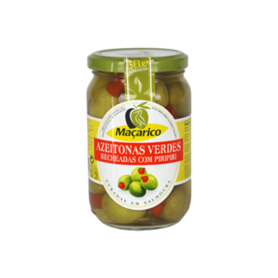 Maçarico Azeitonas Verdes Recheadas c/ Piri Piri 200 Gr