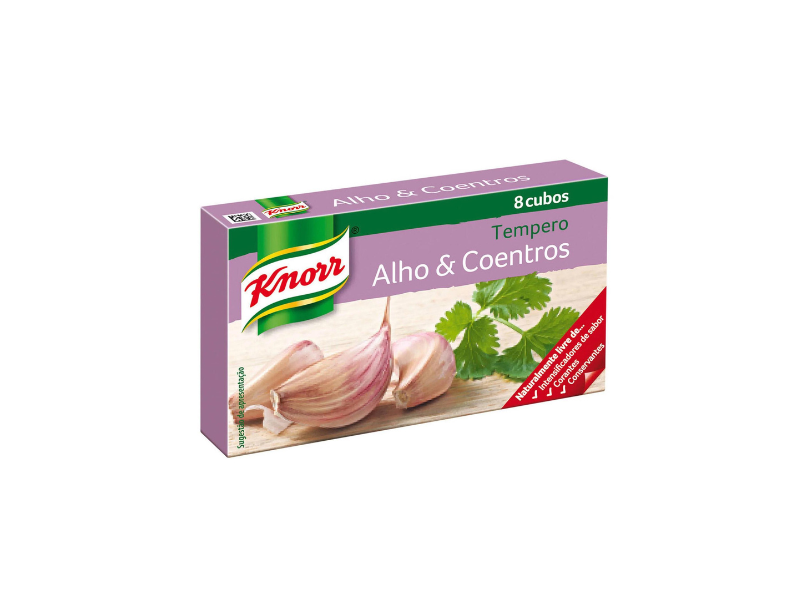 Knorr Caldo T-Horta Alho & Coentros 8 Cubos 72 Gr