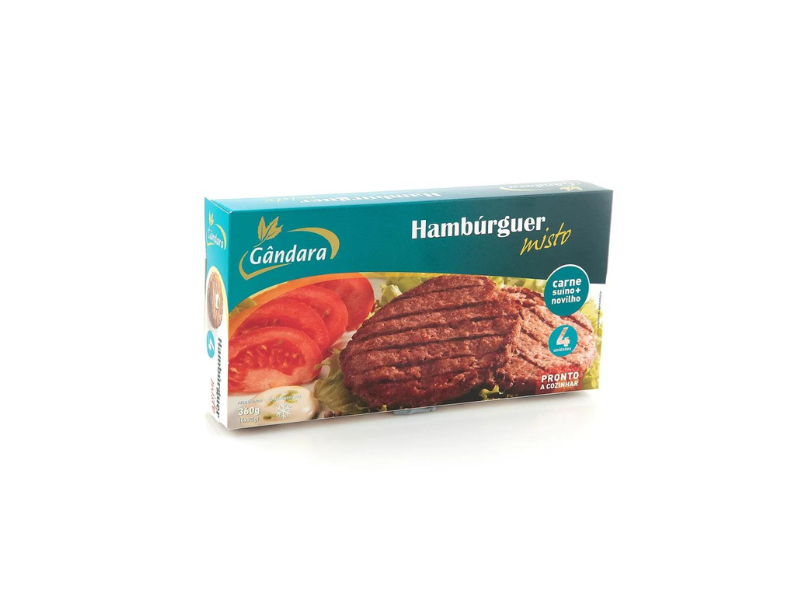 Gandara Hamburgers Bevroren 4 Unidades