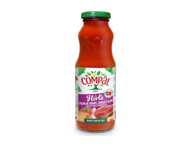 Compal Polpa Tomate Cebola / Alho 500 Gr