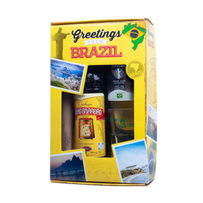 Velho Barreiro Caipirinha Set Greetings Brasil