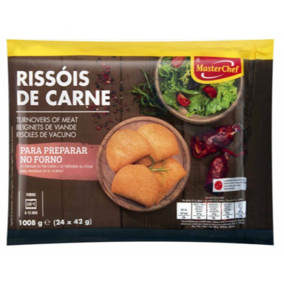 MChef Rissóis Carne Forno 24un