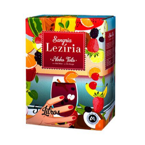 Leziria Bag in Box Sangria Rood 5 L