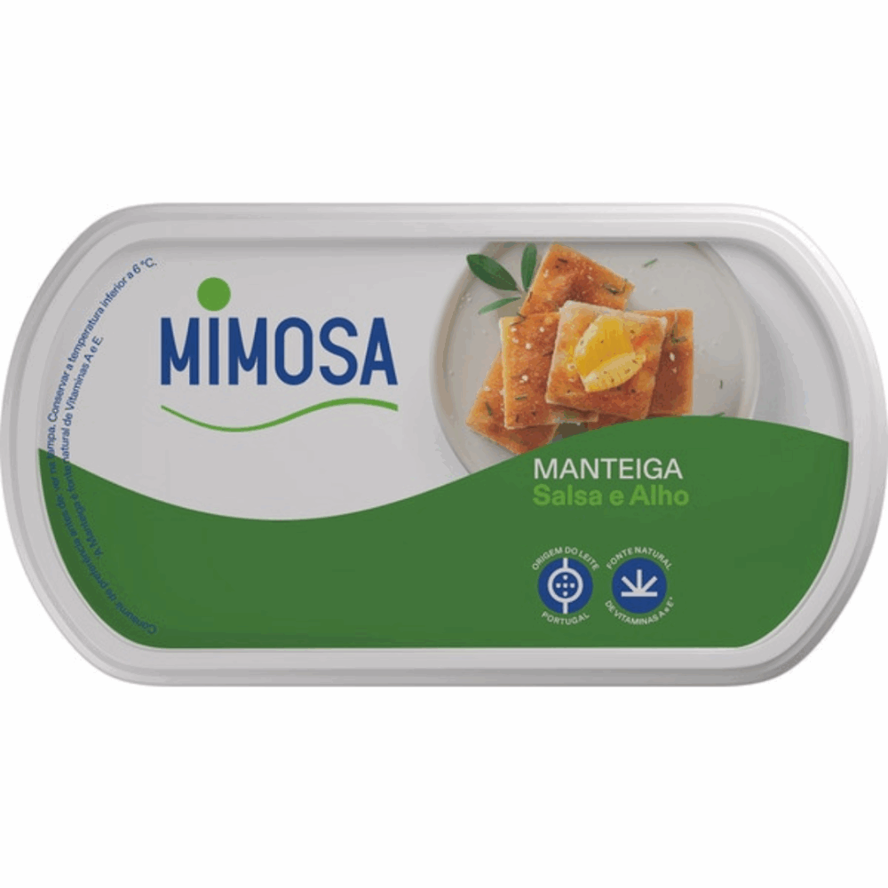 Mimosa Manteiga Com Alho e Salsa 125 Gr