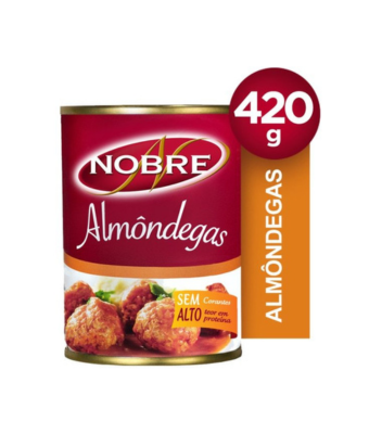 Nobre Almondegas 420 Gr