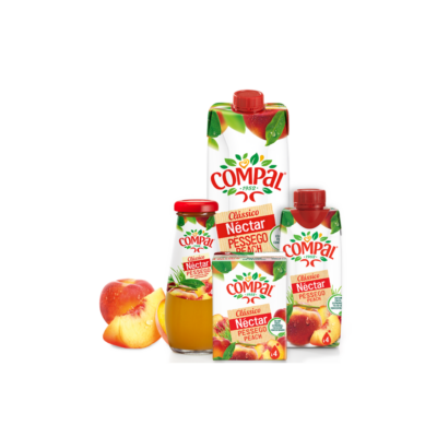 Compal Pessego Perzik Nectar Flesje 200 Ml