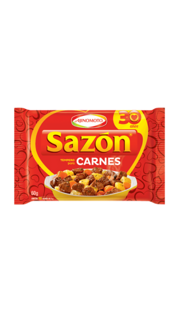 Sazon Ajinomoto Tempero Carne Vermelho 60 Gr