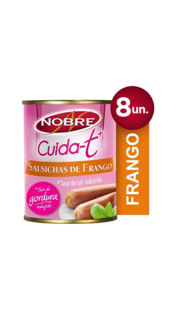 Nobre Salsichas Frango 160 Gr