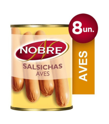 Nobre Salsichas Aves 200 Gr