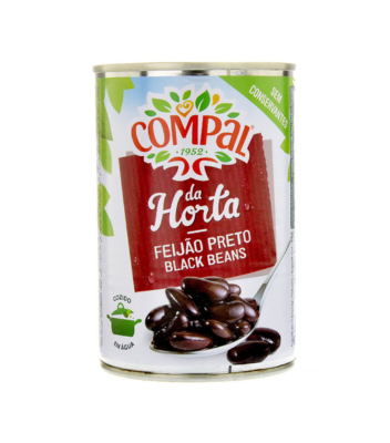 Compal Feijão Preto Lata 410 Gr