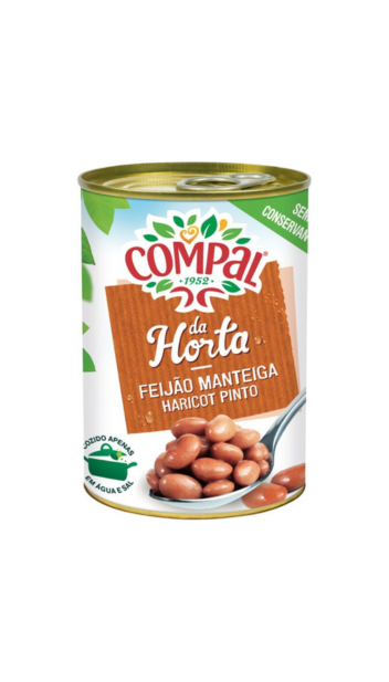 Compal Feijão Manteiga Lata 410 Gr