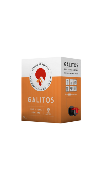 Galitos Witte wijn Bag in Box 5 ltr. tapkraan Alentejo