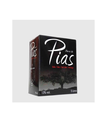 Alma De Pias Rode wijn Bag in Box 5 Ltr. tapkraan