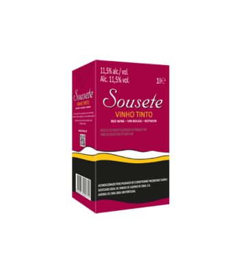 Sousete Rode Wijn Tetra Pack 1 L