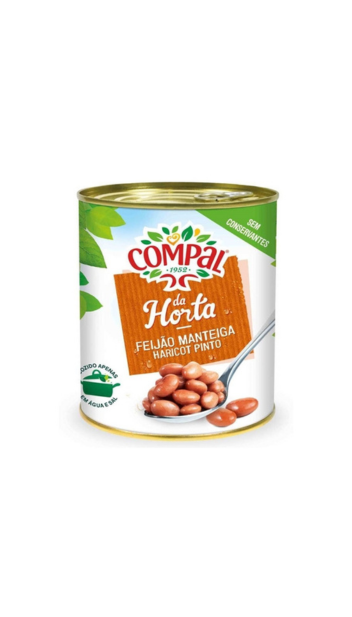 Compal Feijão Manteiga Lata 845 Gr