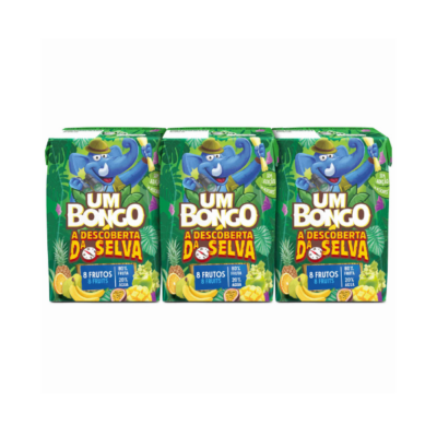 Um Bongo Vruchtensap 8 vruchten 3 x 200 Ml
