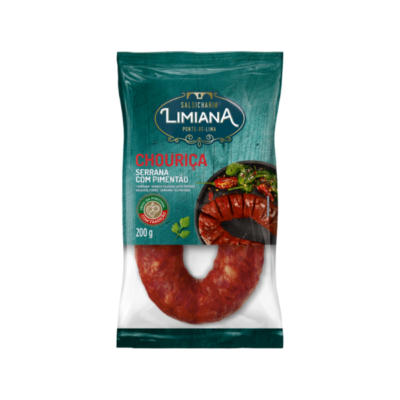 Limiana Chourica Serrana Pimentão 200 Gr