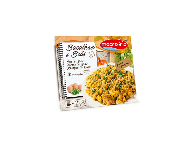 Macrofrio Bacalhau a Brás Covete Cong. 250 Gr