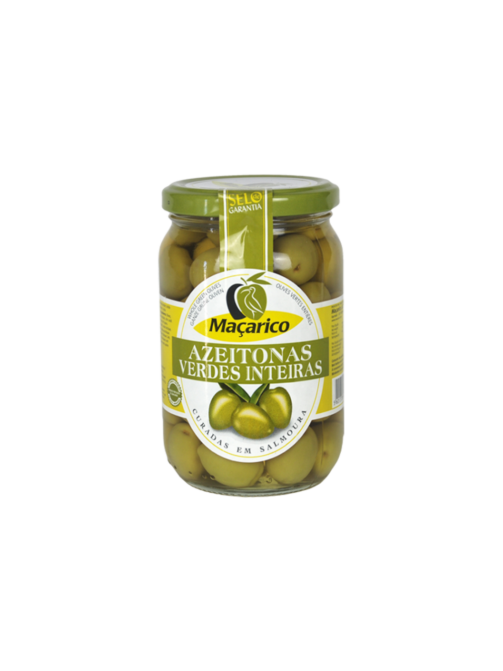 Maçarico Azeitonas Verde Inteiras 210 Gr