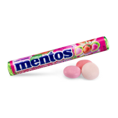 Mentos Drops Morango 38 Gr