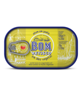 Bom Petisco Atum Oleo 120 Gr