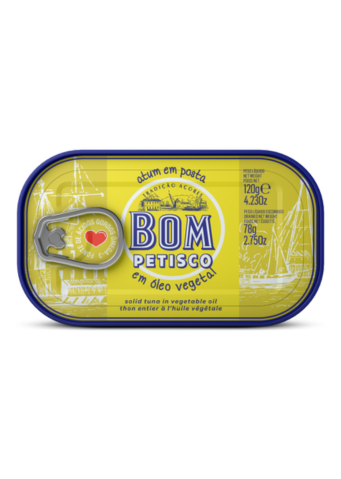 Bom Petisco Atum Oleo 120 Gr