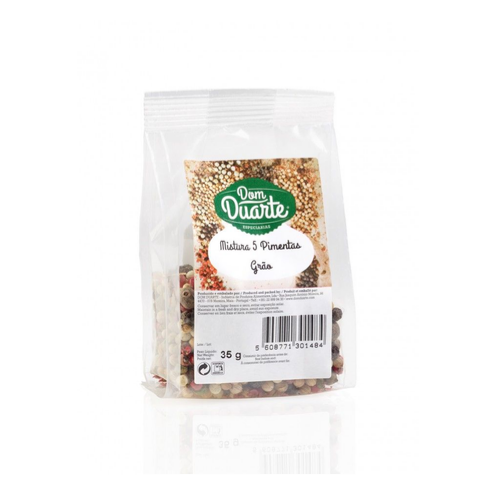 Dom Duarte Mistura 5 Pimentas Grão 35 Gr