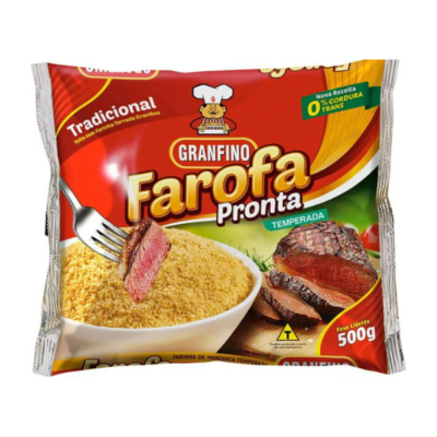 Granfino Farofa Pronta Tradicional 500 Gr