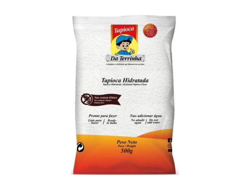 Terrinha Tapioca Pronta Hidratada 500 Gr