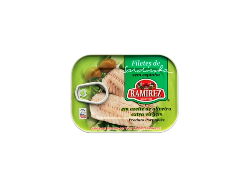 Ramirez Filetes Sardinha s/ pele s/ espinhas em Azeite 100 gr
