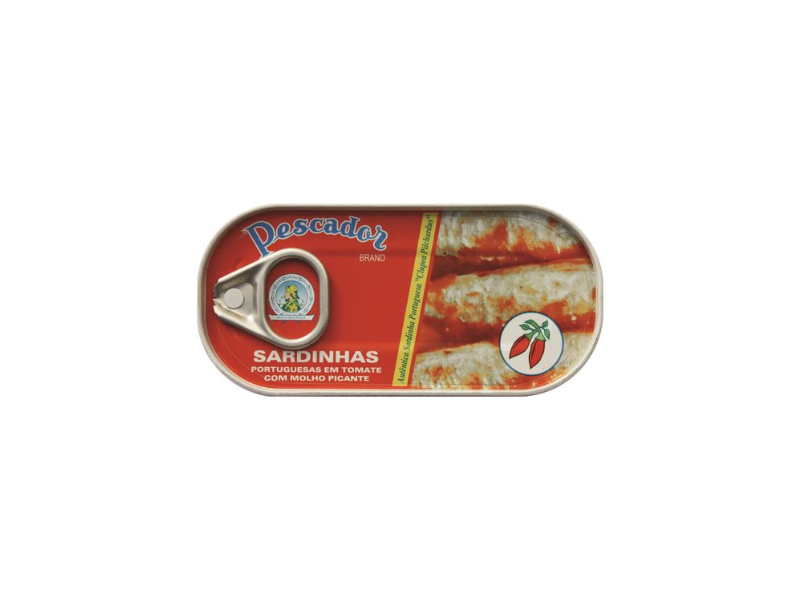 Sardinhas Pescador Portuguesas Em Tomate Picante 56 Gr