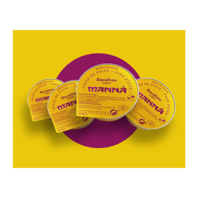 Manna Pate de Bacalhau 4 x 22 Gr