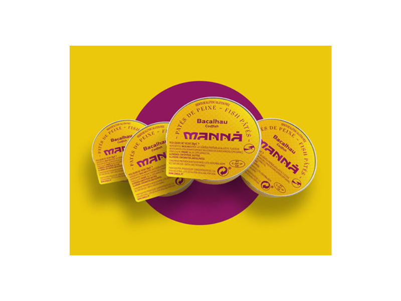 Manna Pate de Bacalhau 4 x 22 Gr