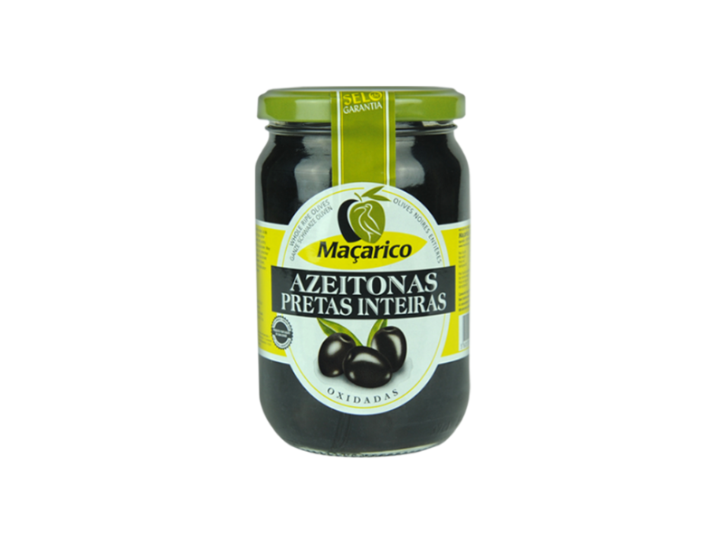 Maçarico Azeitonas Pretas Inteiras 210 Gr