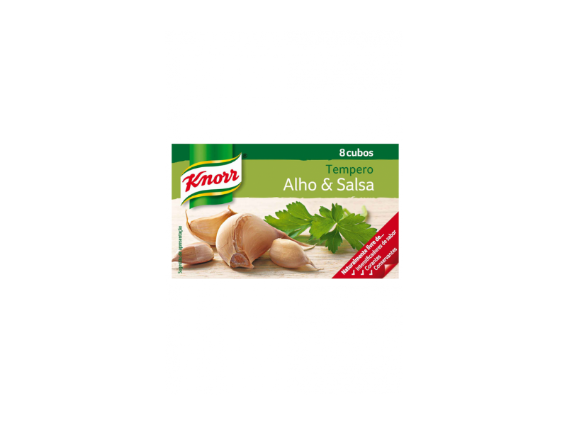 Knorr Caldo T-Horta Alho & Salsa 8 Cubos 72 Gr
