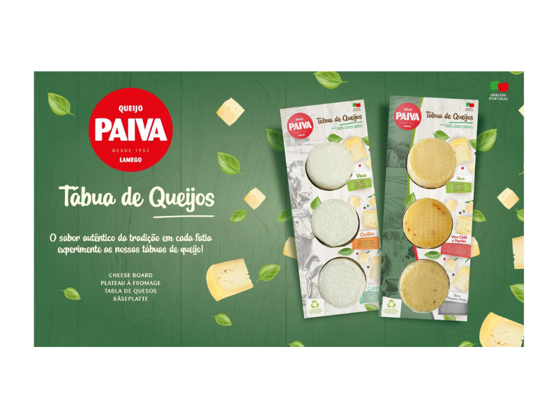 Paiva Queijo Tabua Rolhas Vaca/Ovelha/Cabra 3 x 80 Gr