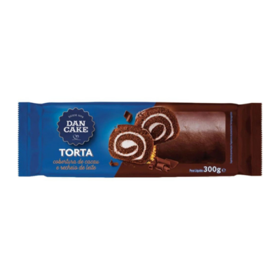 Dan Cake Torta com Cobertura Chocolate 300 Gr