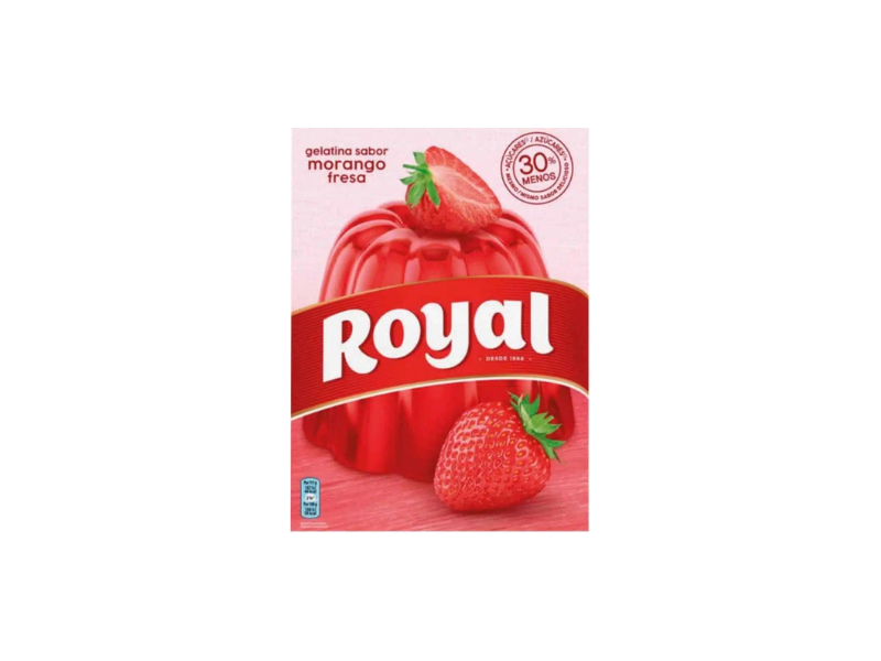 Royal Gelatina Morango 114 Gr