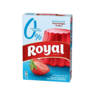 Royal Gelatina Morango 0 %