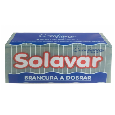 Confianca Solavar Sabão Branco & Azul 400 Gr