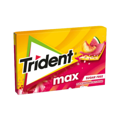 Trident Pastilhas Max Slab Watermelon 23 Gr