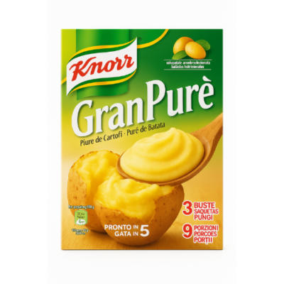 Knorr Gran Pure de Batata 3 x 75 Gr